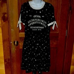 Ouija x Unique Vintage  Ouija board print dress size M